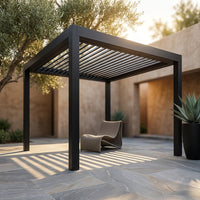 ArcadiaForge Louver Pro Pergola — Studio Shot