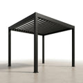Aluminum Pergola Built for Year-Round Shade, Motorized Louvers, Powder-Coated Frame, Stainless Hardware