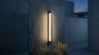 Aurelia Forge AxisLine Architectural Wall Sconce — Lifestyle
