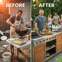 Hearthcraft Timberline Outdoor Kitchen — Before & After