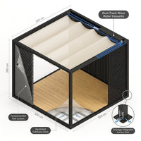 NoirVerge Aperture Pergola — How It Works