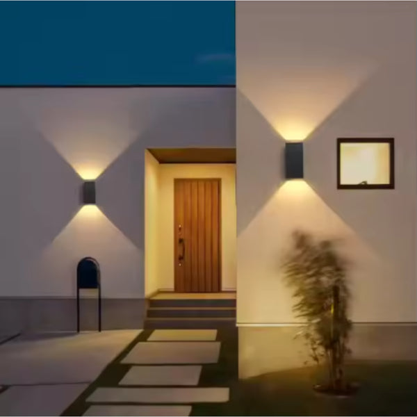 Lumaire Studio DuoVault Up/Down Outdoor Wall Sconce