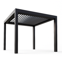 Aluminum Pergola Built for Year-Round Shade, Motorized Louvers, Powder-Coated Frame, Stainless Hardware